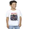 ACDC Boys Blow Up Your Video Jump T-Shirt, White, 5-6 Years
