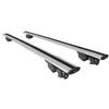 accessorypart Compatible with Volkswagen T-ROC 2017-2025 Hook Model Car Roof Rack Cross Bar Gray Aluminium 2 Bars view 1