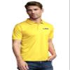 Vantage Apparel Men's Collegiate Premium Moisture Wicking Dark Gray Icon Polo, LSU Tigers, Gold, X-Large view 1