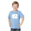Little King NCAA Toddler Big Logo T-Shirt-100% Cotton-Boys & Girls-North Carolina-Carolina Blue-4T Team Color view 1