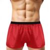 Alvivi Mens Lightweight Shiny Boxer Shorts Loose Fit Panties Sports Short Swimming Trunks Red XX-Large view 1