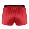 Alvivi Mens Lightweight Shiny Boxer Shorts Loose Fit Panties Sports Short Swimming Trunks Red XX-Large view 3