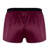 Alvivi Mens Lightweight Shiny Boxer Shorts Loose Fit Panties Sports Short Swimming Trunks Wine Red 3X-Large view 3