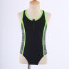 Linjinx Kids Girls Printed Swimsuit 2Pcs Tankini Bikini Swimwear Leotard with Boyshorts Bathing Suit Beachwear Fluorescent Green 10 Years view 3