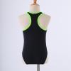 Linjinx Kids Girls Printed Swimsuit 2Pcs Tankini Bikini Swimwear Leotard with Boyshorts Bathing Suit Beachwear Fluorescent Green 10 Years view 4