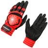 J&S Sporting Spider Grip Baseball Softball Batting Gloves for Mens and Kids (Black Red, X-Small) view 3