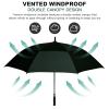 Trenovo 47/54 Inch Ventilated Double Canopy Windproof Stick Umbrellas for Rain, Automatic Open Golf Umbrella  Available in for Adults, Kids, Outdoor Enthusiasts view 3