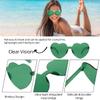 Colrea 12 Pairs Heart Sunglasses for Women Men, Trendy Heart Shaped Rimless Transparent Sunglasses, Colorful Frameeless Glasses, Bachelorette Party Favors view 4