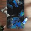 Personalized Under the Sea Sea Life Coral Reef Non-Slip Rubber and Soft Suede Cushiony yoga mat Impact Lessening, Easy on joints, knees. ankles, wrists, back, neck, Pilates Mat Meditation Mat, Exercise Home and Gym Mat view 3