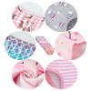 Cadidi Dinos Girls' Underware Cotton Panties Flamingo Baby Toddler Soft Underwears Kids Briefs (Pack of 6) Size 8 view 2
