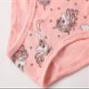 Cadidi Dinos Girls' Underware Cotton Panties Flamingo Baby Toddler Soft Underwears Kids Briefs (Pack of 6) Size 8 view 4