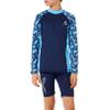 iiniim Boys Long Sleeve Rash Guard Swimsuits Swim Bottom Shirts UPF 50+ Quick Dry Swimwear Bathing Suit Type B 11-12 Years view 3