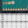 Dr.Fish 100 Pack Aberdeen Hooks Freshwater Fishing Hooks, Extra Long Shank Light Wire, Crappie/Bass/Bream/Bluegill/Panfish Fishing 1/0 view 2