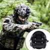 Yzpacc Tactical Helmet Pads, Universal Replacement EX Helmet Internal Memory Foam Padding Protective Mat for ACH MICH FMA EXF Motorcycle Helmet, 2nd Generation (2nd-Black) view 3