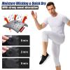 SPVISE White Compression Shirts for Men Short Sleeve Cool Dry Workout Running Gym Shirts Tops Sports Base Layer Undershirts view 4