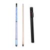 DFT Blue and White Porcelain, Pool Cue Set, Digital Technology Logo, Hard Maple Forearm, Irish Thread Rear Grip, Tiger Leather Head(Size:11.75MM) view 1