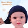 POXIMI Baby Boy Winter Hat Toddler Warm Beanie Girl Knit Hats with Earflap Kid Cute Earmuffs Navy view 2