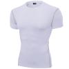 SPVISE White Compression Shirts for Men Short Sleeve Cool Dry Workout Running Gym Shirts Tops Sports Base Layer Undershirts view 1