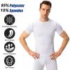 SPVISE White Compression Shirts for Men Short Sleeve Cool Dry Workout Running Gym Shirts Tops Sports Base Layer Undershirts view 3