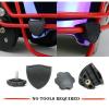 Football Visor Youth Football Helmet Visor Scratch Resistant UV Block Facial Protection Visor for Football Helmet (revo-Bronze Gold) view 4