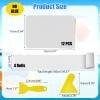 BBTO 16 Pcs Summer Boat PVC Repair Patches Gray Kayak Patches Waterproof Kayak Repair Kit with 2 Tools for Swimming Pools Canoe Raft Inflatable Boat Air Beds Accessory, No Glue view 2