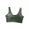 Wvapzxx Women Tank Top With Chest Pad Lace Breathable Stretchable Crop Top Camisoles Sleeveless Sexy Tube Vest view 1