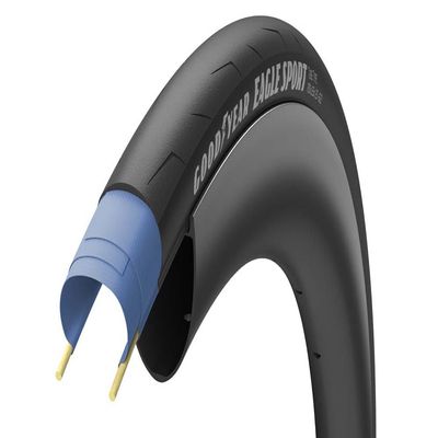Goodyear Bike - Eagle Sport Tube Type - Bicycle Tire (Black, 700x32)