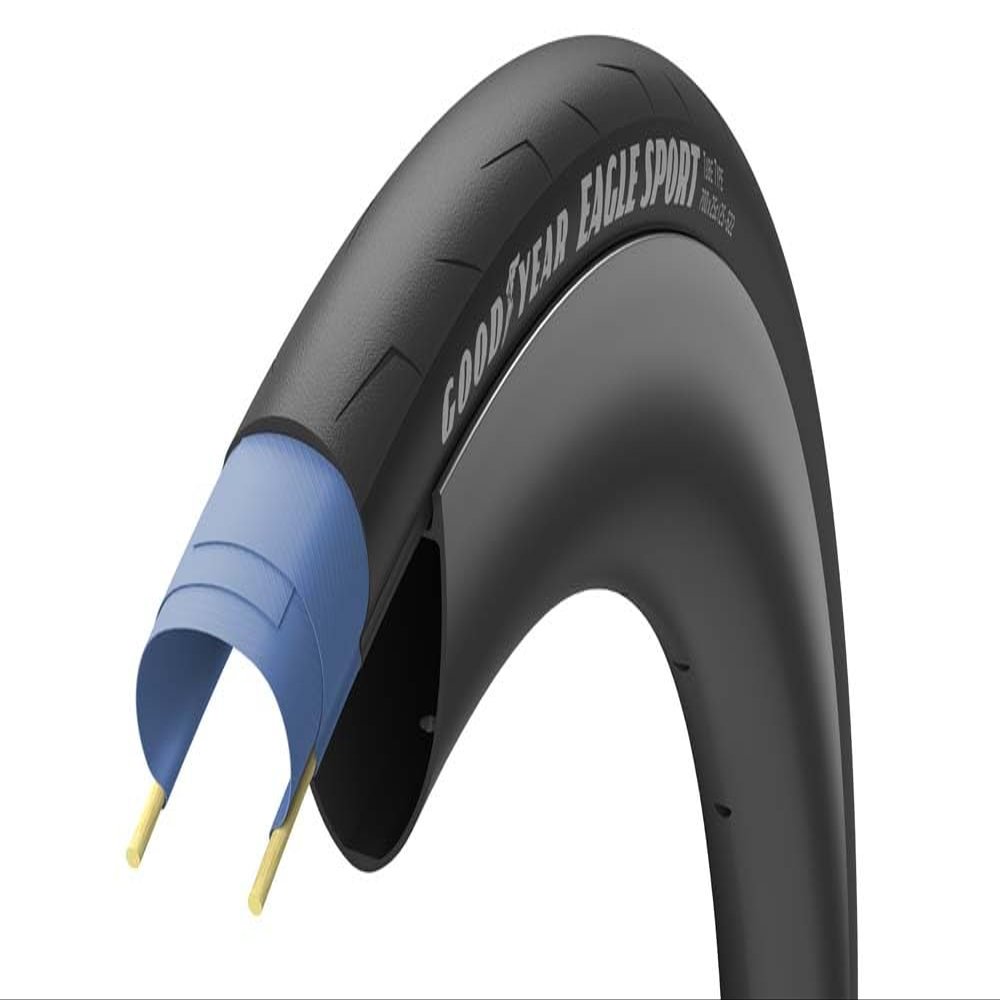 Goodyear Bike - Eagle Sport Tube Type - Bicycle Tire (Black, 700x32)