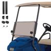 for EZGO TXT 1994-2013 Golf Cart Windshield, Foldable & Impact Resistant Compatible with EZGO TXT Tinted view 1