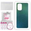 apgo Protective Skin Sticker for The Back Compatible with Xiaomi Mi 11i, Wrap Film, Foil, Vinyl - Pattern Carbon Chameleon CAKA1 view 1