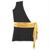 CHICTRY Men Ancient Rome Costume One Shoulder Harness Skirts Mr. Toga Outfits for Halloween Theme Party Black A X-Large view 4