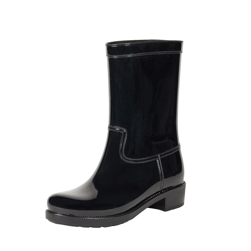 The Drop Women's Stella Midshaft Rainboot Black, 7