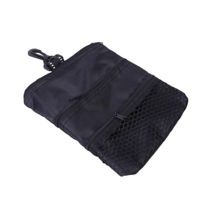 BESPORTBLE Portable Golf Ball Storage Bag Lightweight Durable Tee Holder Pouch for Golf Accessories Black Balls Kit Organizer