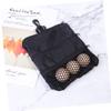 BESPORTBLE Portable Golf Ball Storage Bag Lightweight Durable Tee Holder Pouch for Golf Accessories Black Balls Kit Organizer view 2
