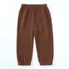 MYGBCPJS Baby Boys Girls 3 Pack Cotton Linen Long Bloomers Ankle Length Trousers Kids Lightweight Elastic Waist Harem Pants view 3