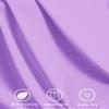 BOOPH Girls Flowy Butterfly Shorts Athletic Shorts Girls with Inner Pockets for Running Tennis Light Purple 11-12Y view 3