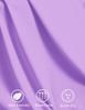 BOOPH Girls Flowy Butterfly Shorts Athletic Shorts Girls with Inner Pockets for Running Tennis Light Purple 13-14Y view 3