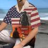 Emergency Response Hawaiian Shirts for Men - Firefighter Mens Button Down Short Sleeve Unisex Summer Aloha Shirts (PA-HW26) Size S view 4