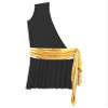 LiiYii Men's Halloween Party Costume Mr. Toga One Shoulder Ancient Greek Cosplay Outfits BlackTypeA Small view 4