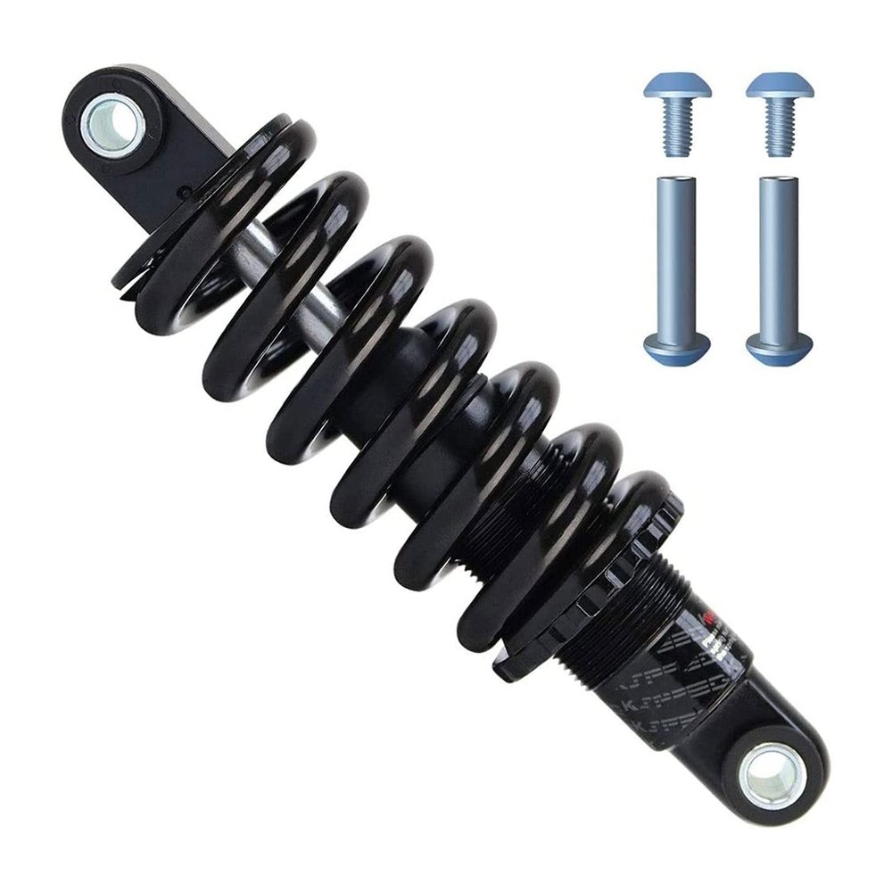 ZECHAO Suspension Bike Rebound Spring Damper, Bike Air Rear Shocks, Mountain Bike Shock Absorber 150 mm Adjustable Spring Rear Shocks (Size : 650 Lbs)