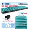 ZOOOBELIVES 3D Wrapping Inflatable Camping Sleeping Pad with Built-in Pump, Extra Thick and Wide, Ultimate Comfortable Compact Camp Air Mat for Tent, Car Traveling and Backpacking - Airlive2000X view 2