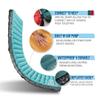 ZOOOBELIVES 3D Wrapping Inflatable Camping Sleeping Pad with Built-in Pump, Extra Thick and Wide, Ultimate Comfortable Compact Camp Air Mat for Tent, Car Traveling and Backpacking - Airlive2000X view 3
