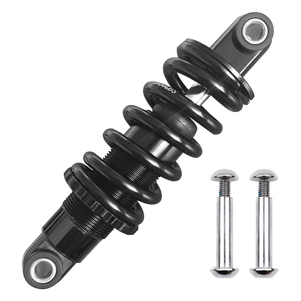 ZECHAO Bike Rear Biliary Coil Spring Shock Mountain Bike Rear Shock Absorber 150mm(6") 165mm(6.5") 190mm(7.5") Rear Shocks (Color : 190mm, Size : 450 Lbs)