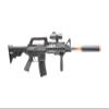 GoldenBall Lightweight ABS Tactical Airsoft M4 Gun Combo w/Potrable Airsoft Pistol(Flash Light, Laser, Grip, Sling Included) view 2