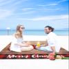 Beach Blanket, Christmas Red Car Red Plaid Vintage Wood Plank Beach Mat 83"x79" Large Picnic Blanket,Sandproof Waterproof Outdoor Beach Blankets for Travel Camping Hiking Beach Vacation view 4