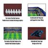 NFL Carolina Panthers Stadium Dog Bed, Pet Pillow Bed for Dogs, Sporty Football Dog Bed and Lounge Cushion view 4