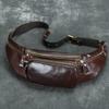 DABEDE Men Waist Bag New Casual Small Fanny Pack Male Waist Pack for Cell Phone and Credit Cards Travel Chest Bag view 2