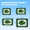 Beach Blanket, St.Patrick's Day Buffalo Plaid Lucky Shamrocks Beach Mat 108"x84" Large Picnic Blanket,Sandproof Waterproof Outdoor Beach Blankets for Travel Camping Hiking Beach Vacation view 2