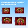 Beach Blanket, JOY Christmas Wreath Red Black BUffalo Check Plaid Beach Mat 118"x108" Large Picnic Blanket,Sandproof Waterproof Outdoor Beach Blankets for Travel Camping Hiking Beach Vacation view 2