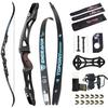 66/68/70 Inch ILF Recurve Bow for Adult Youth Teens,18-44lbs,Takedown Recurve for Athletic Competition,Olympic Recurve Bow,ILF Bow Riser/Limbs,Right Handed(68inch-30lbs,Black) view 1